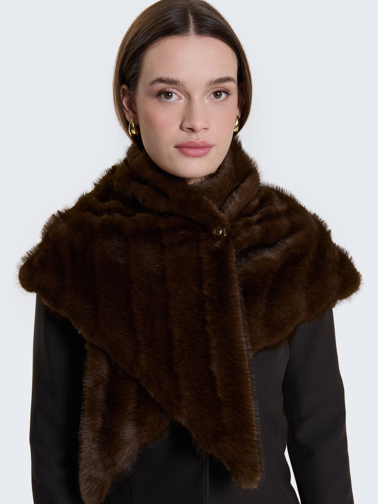 Mantellina in pelliccia