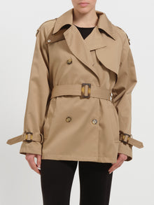 Trench corto doppiopetto