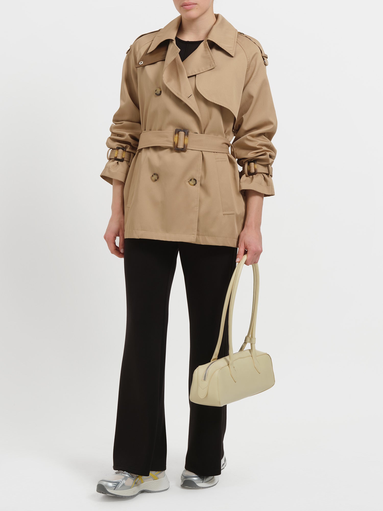 Trench corto doppiopetto