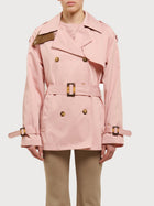 Trench corto doppiopetto