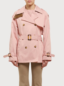 Trench corto doppiopetto