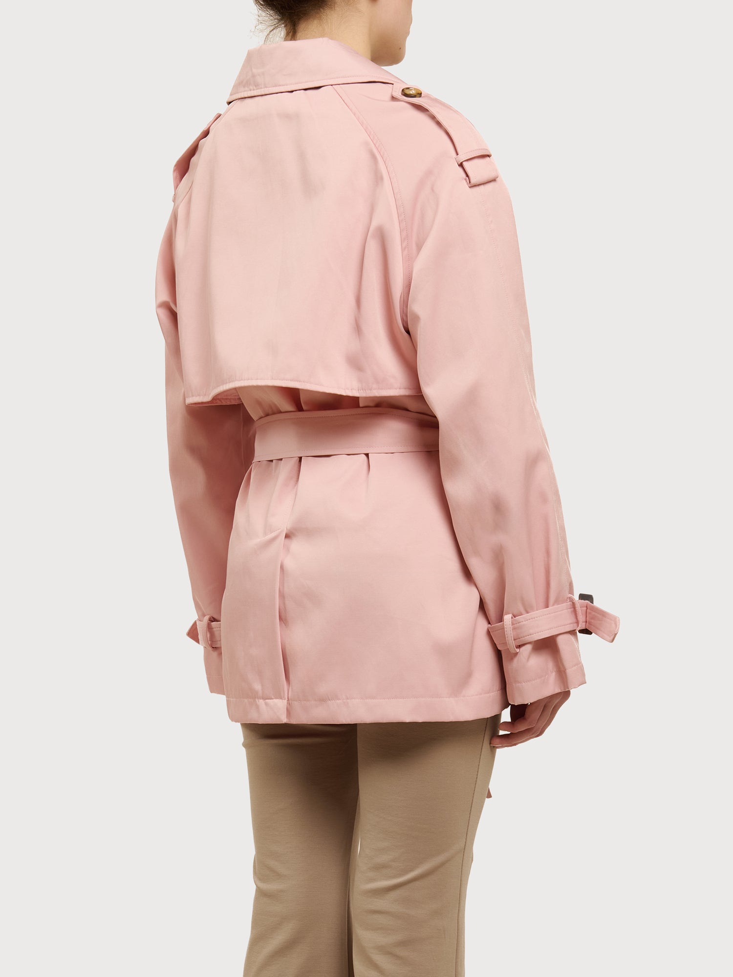 Trench corto doppiopetto