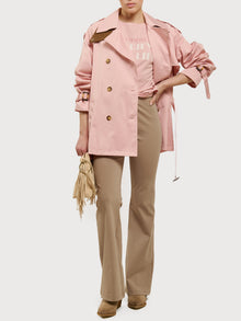 Trench corto doppiopetto