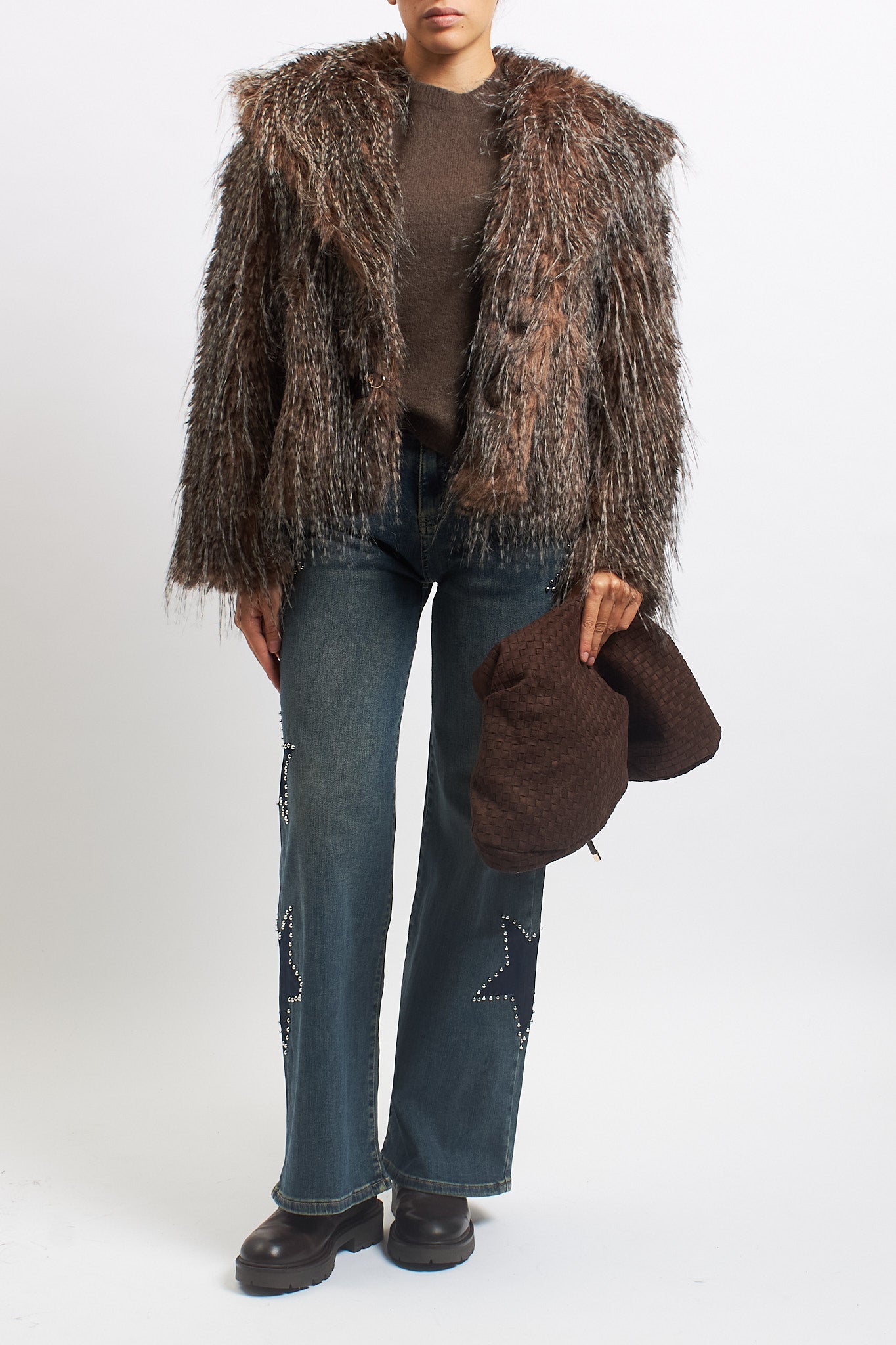 Pelliccia con frange