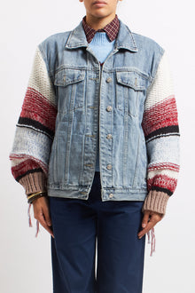 Giacca di jeans con frange