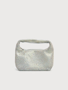 Borsa clutch con strass