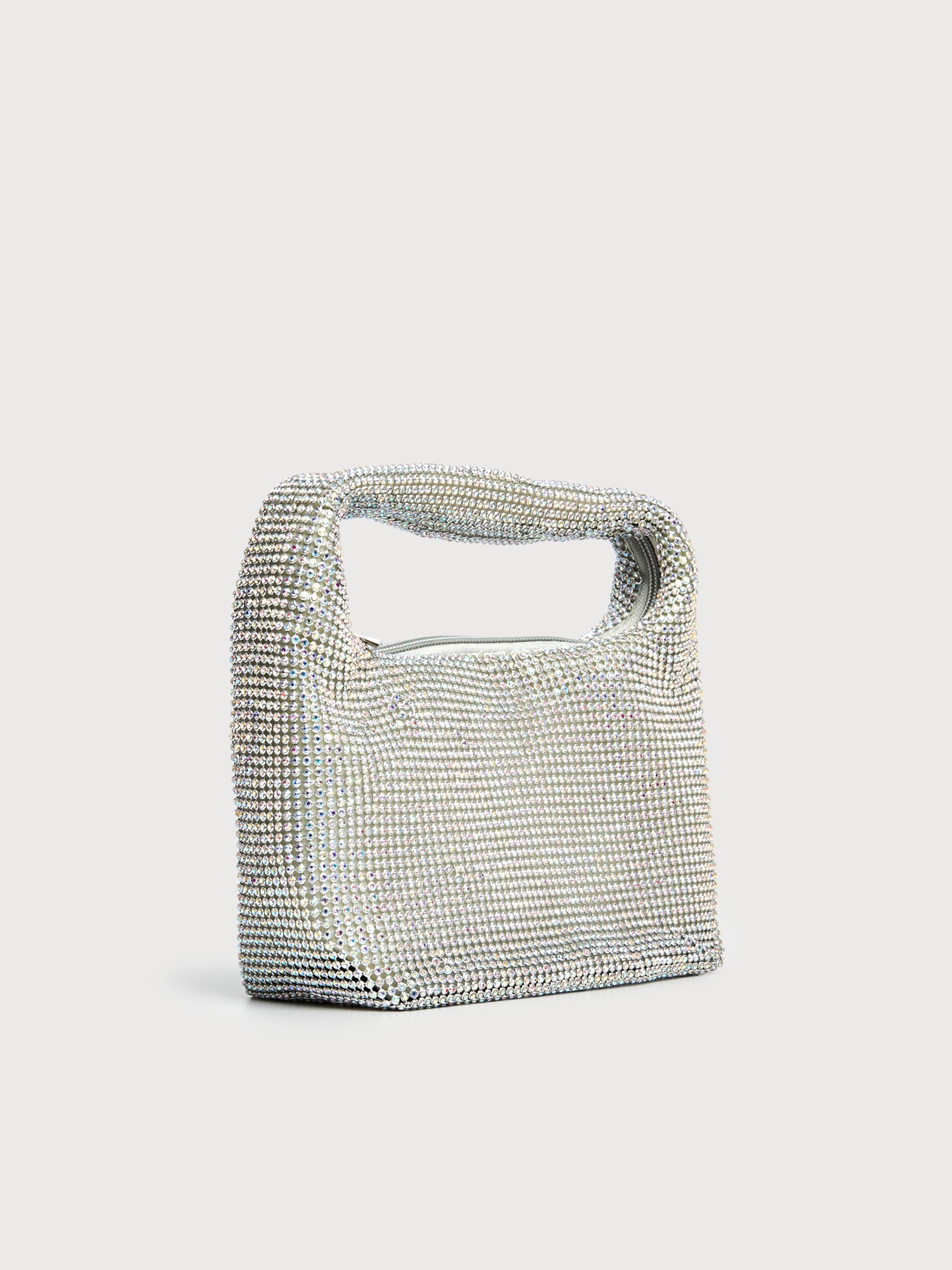 Borsa clutch con strass