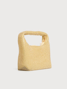 Borsa clutch con strass