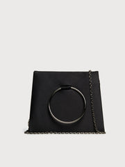 Clutch bag with ring handle