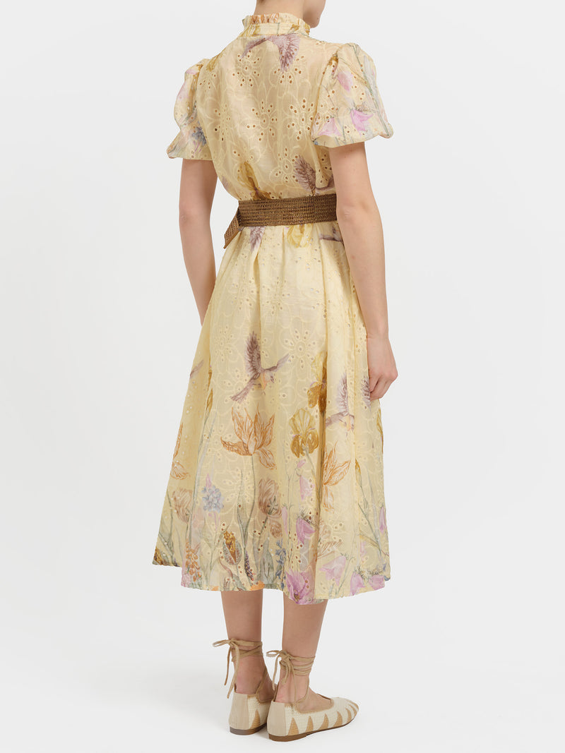 Abito chemisier in pizzo san gallo