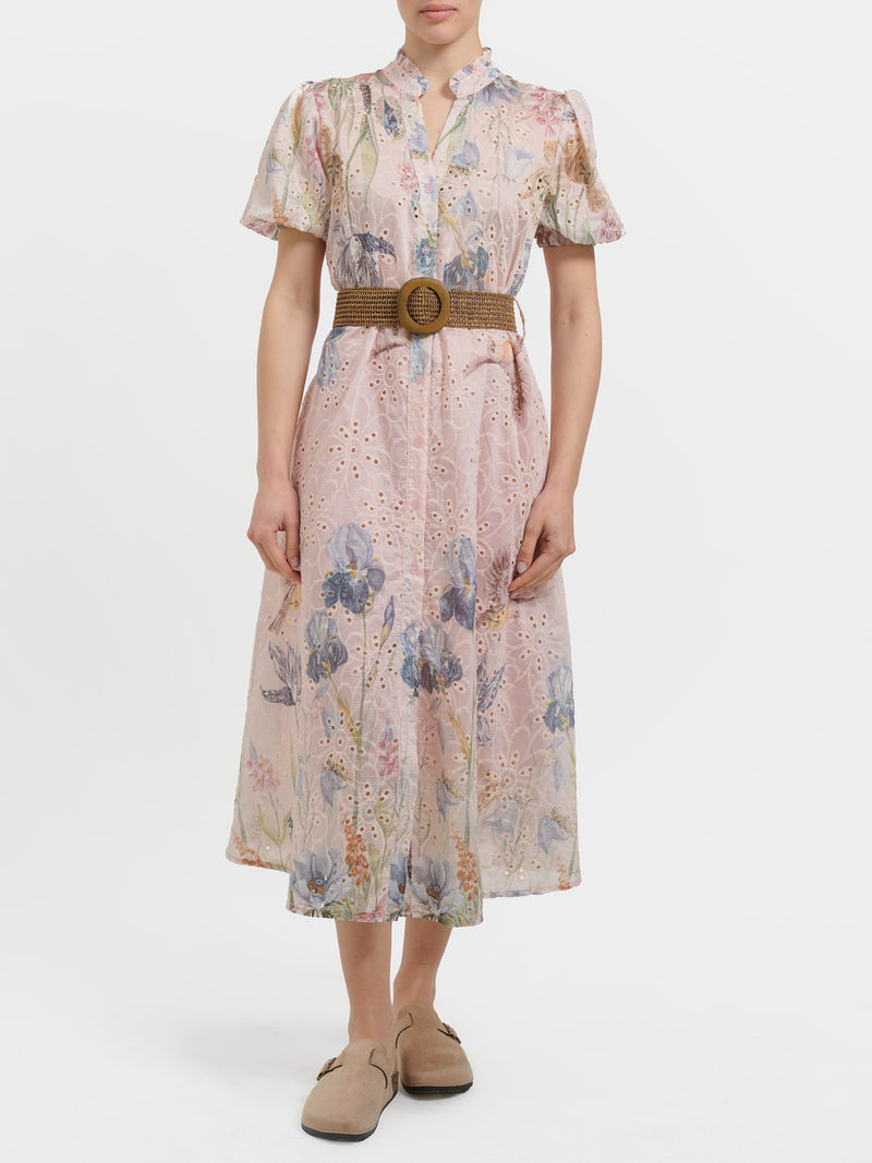 Abito chemisier in pizzo san gallo