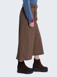 Pantagonna con fantasia tartan piccola