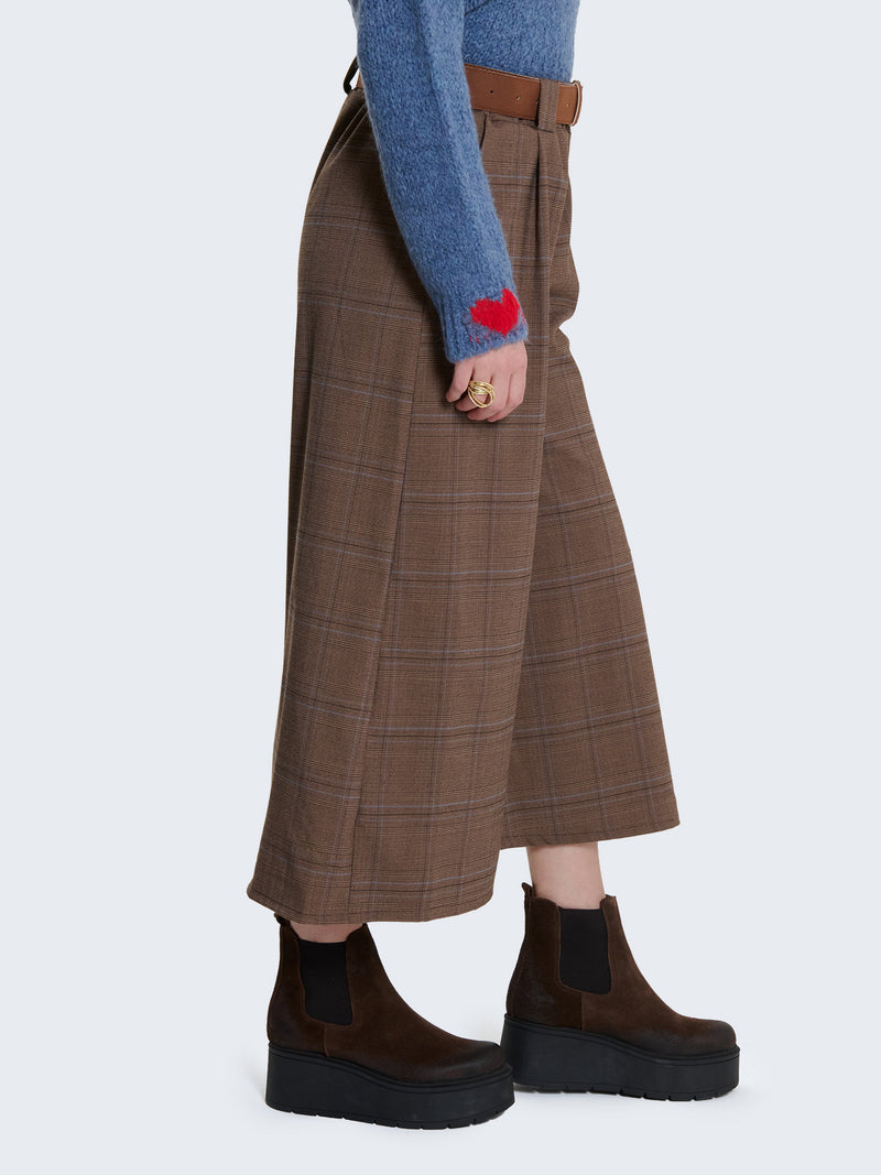 Pantagonna con fantasia tartan piccola