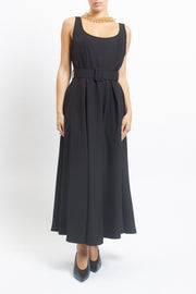 Dress with square neckline