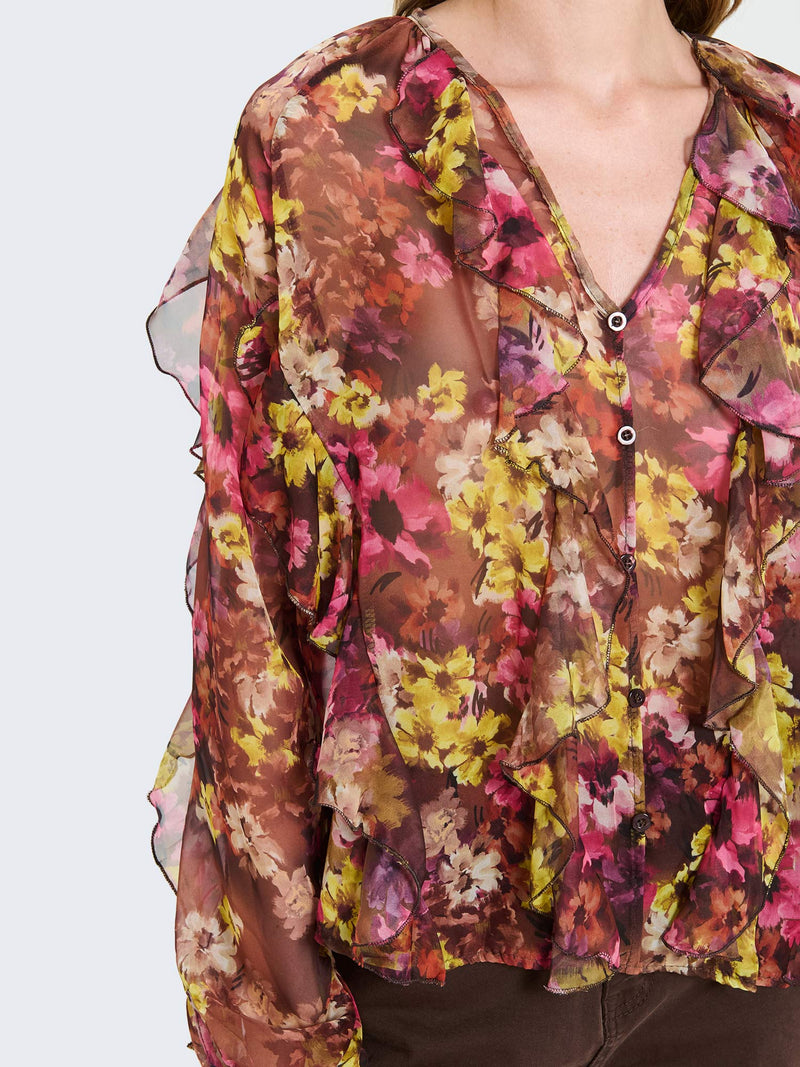 FLORAL PRINT BLOUSE