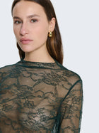 Maglia a maniche lunghe in pizzo