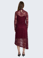 Abito lungo in pizzo