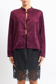 Giacca in stile kimono con alamari