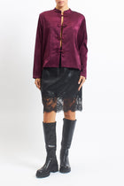 Giacca in stile kimono con alamari
