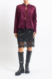 Giacca in stile kimono con alamari