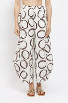 Pantaloni balloon con fantasie geometriche