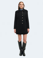 Cappotto corto con bottoni