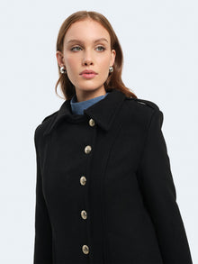 Cappotto corto con bottoni