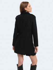 Cappotto corto con bottoni