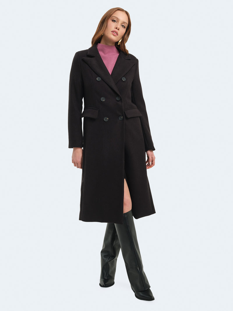 Cappotto lungo doppiopetto