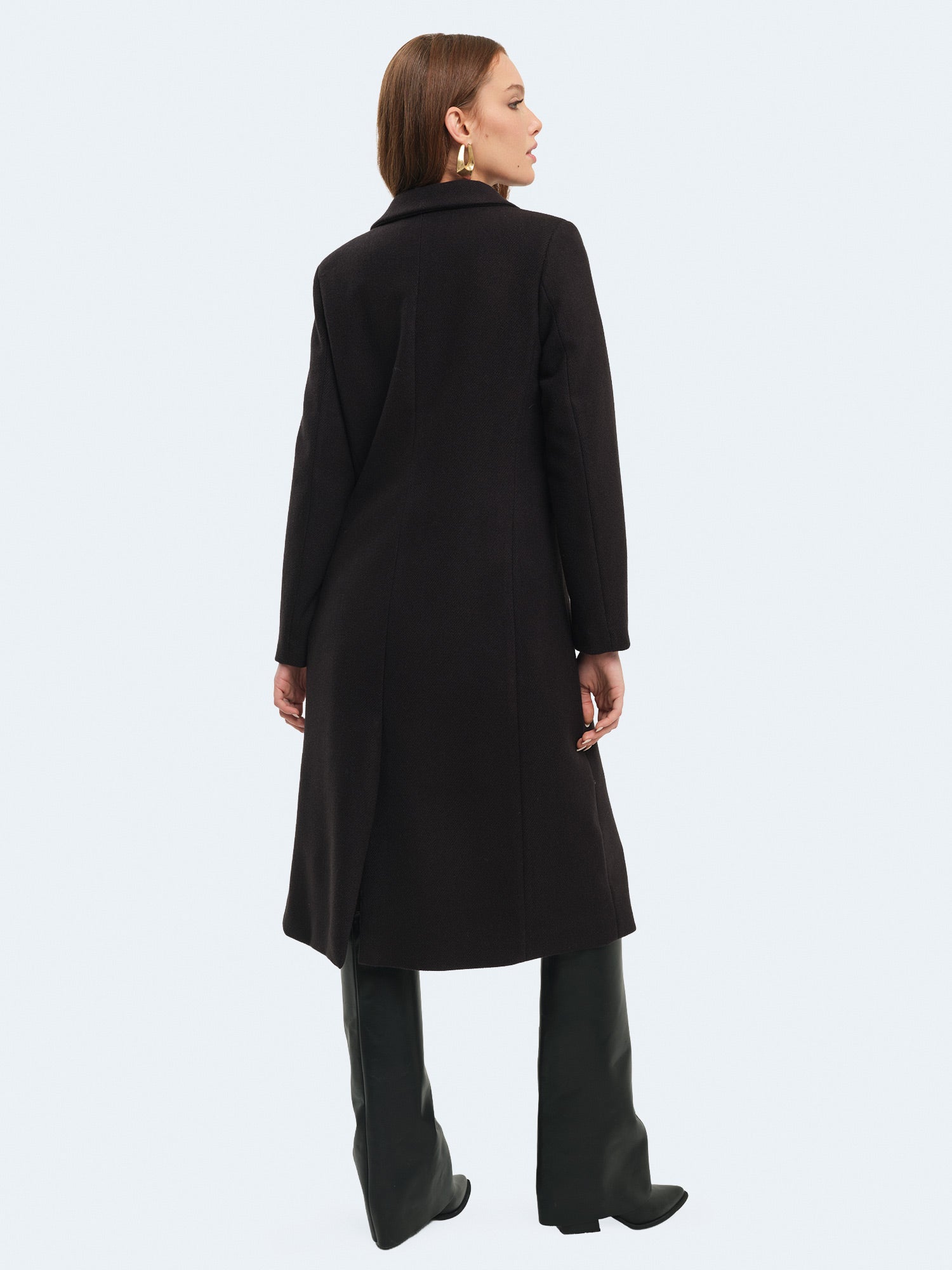 Cappotto lungo doppiopetto