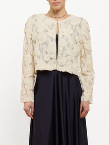 Bolero con rose e perline