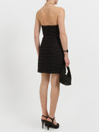 Abito corto con trama intrecciata