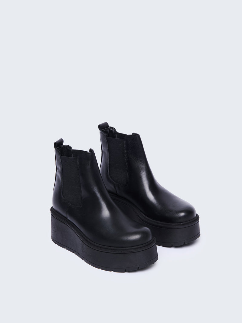 Stivaletto chelsea con platform