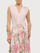 Body con spalline imbottite