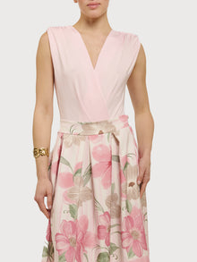 Body con spalline imbottite