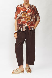 Camicia coreana con fiocco