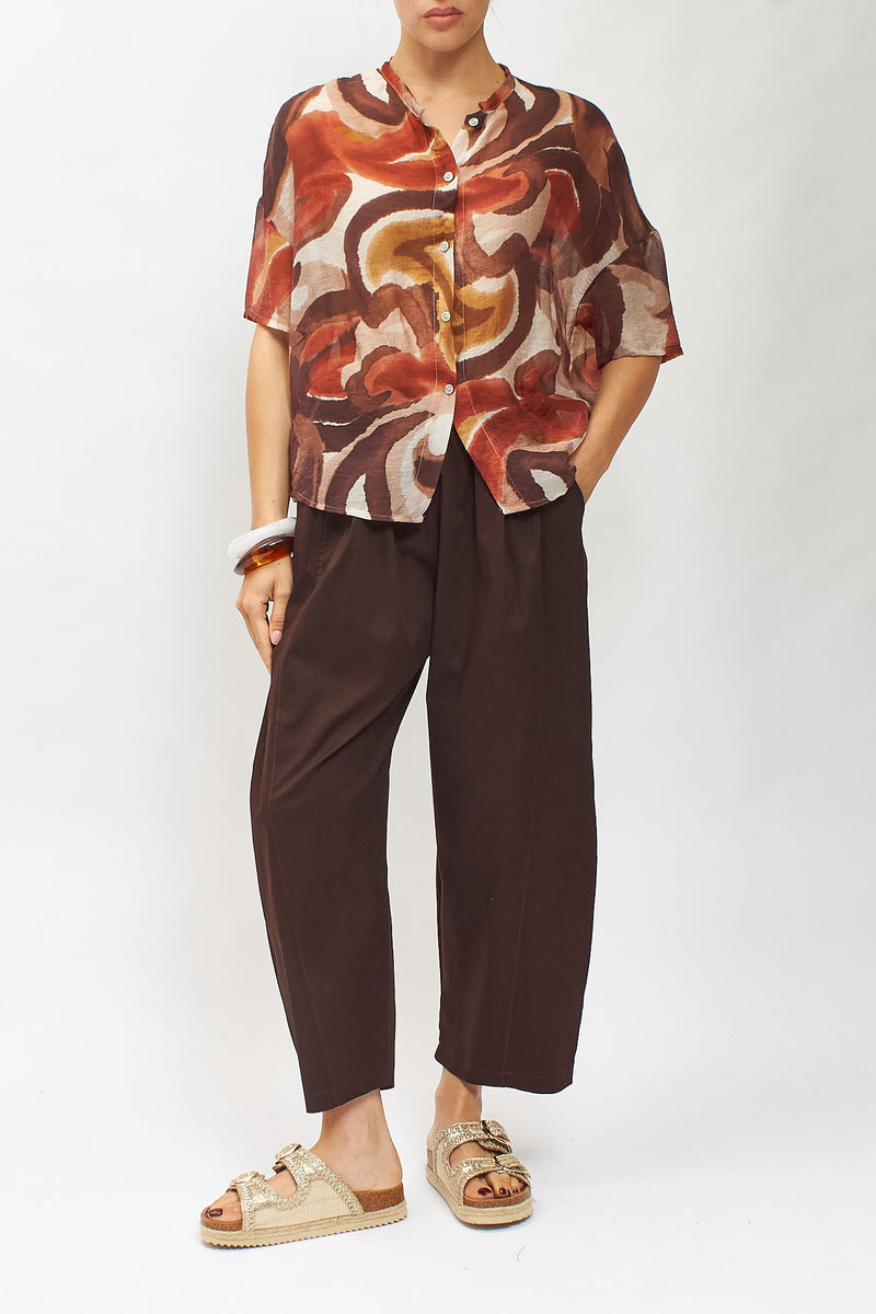 Camicia coreana con fiocco