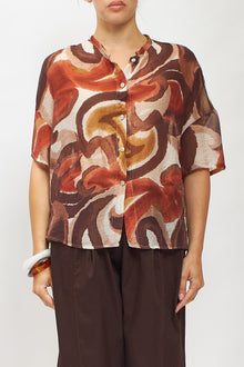 Camicia coreana con fiocco