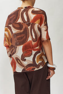 Camicia coreana con fiocco