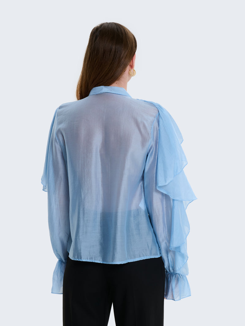 Camicia con volant