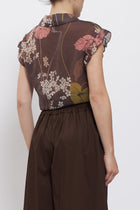Camicia con fiocco fantasia