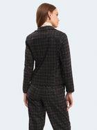 Giacca slim fit pied de poule