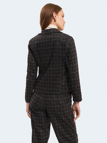 Giacca slim fit pied de poule