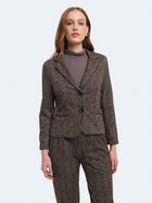 Giacca slim fit principe di galles