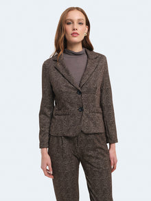 Giacca slim fit principe di galles