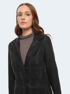 Giacca slim fit principe di galles