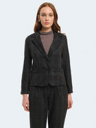 Giacca slim fit principe di galles