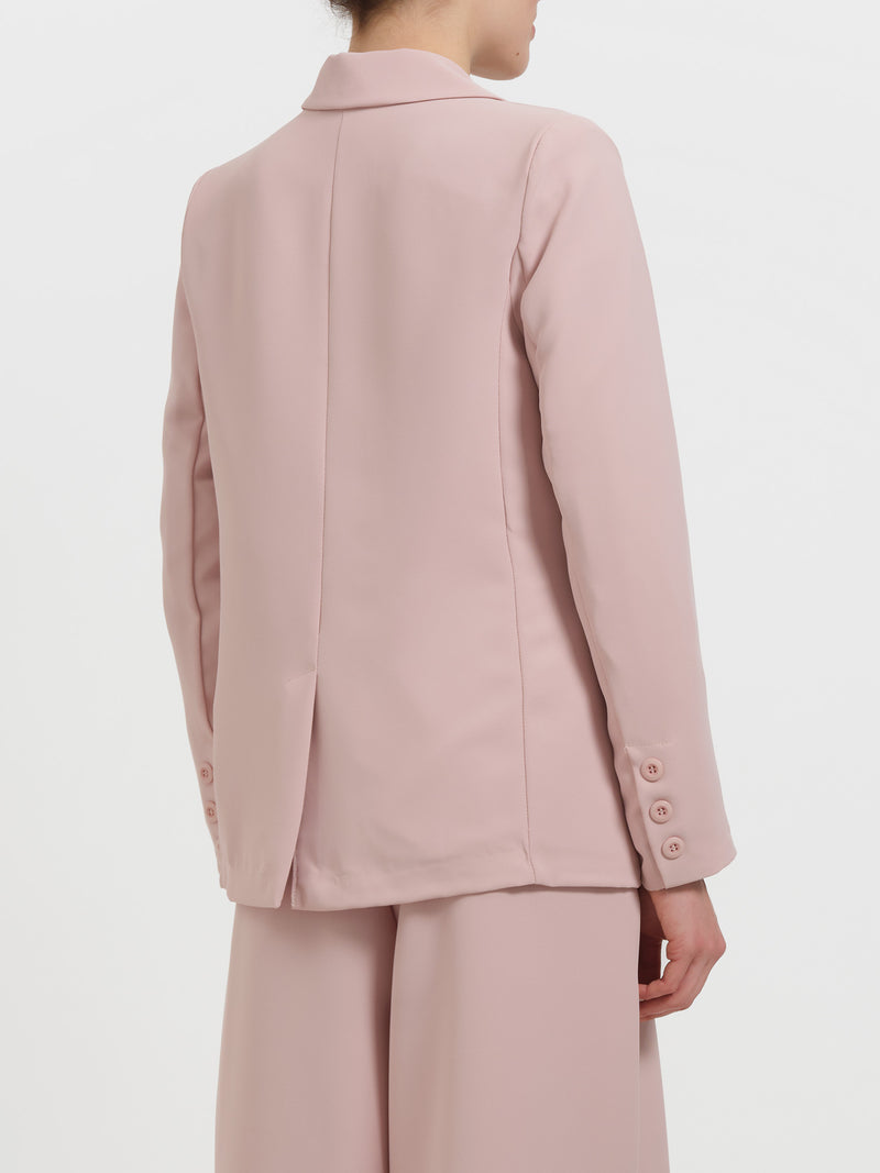 Blazer con spille gioiello