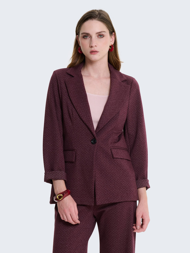 Blazer leggero a pois