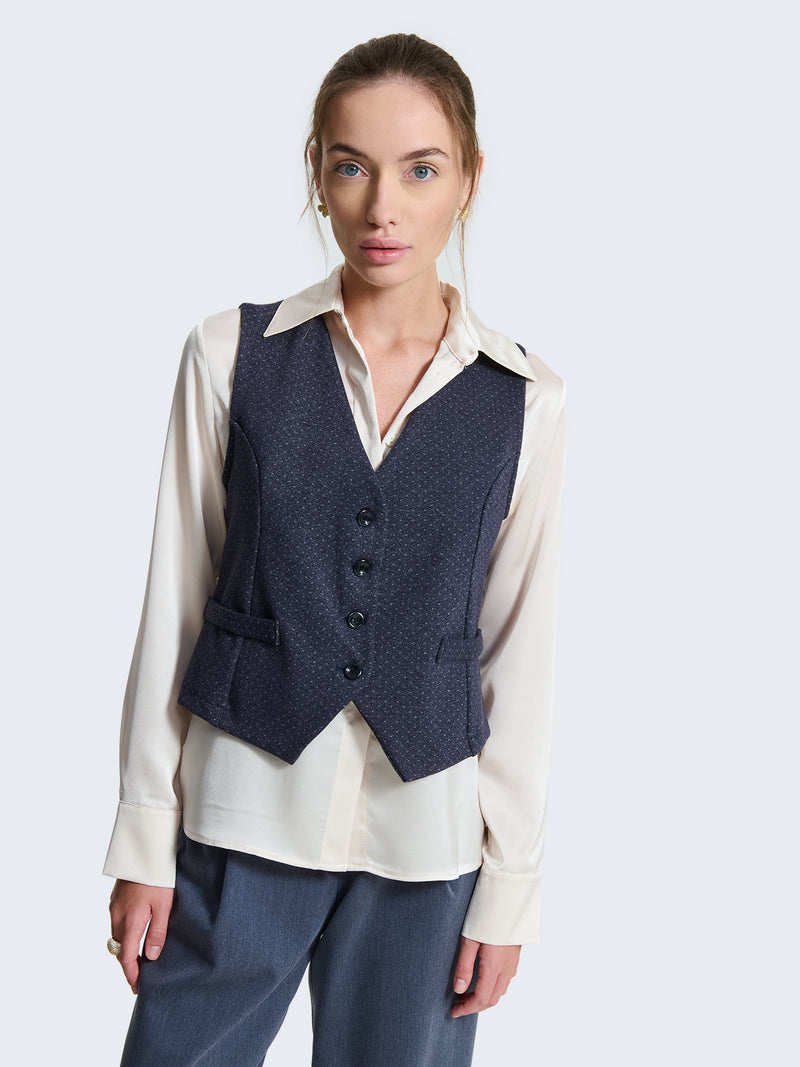 Gilet a pois